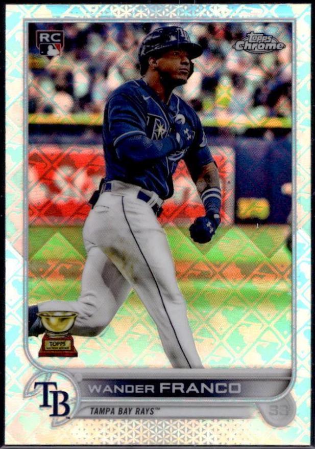 2022 Topps Chrome Logofractor Wander Franco #80 card