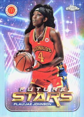 2022 Topps Chrome McDonald's All-American Future Stars Flau'jae Johnson #FS-1 card