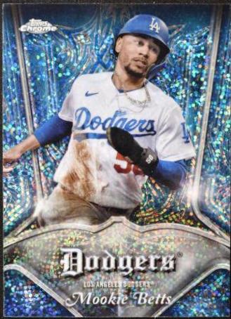 2022 Topps Chrome Pinstriped Mookie Betts #P-22 card