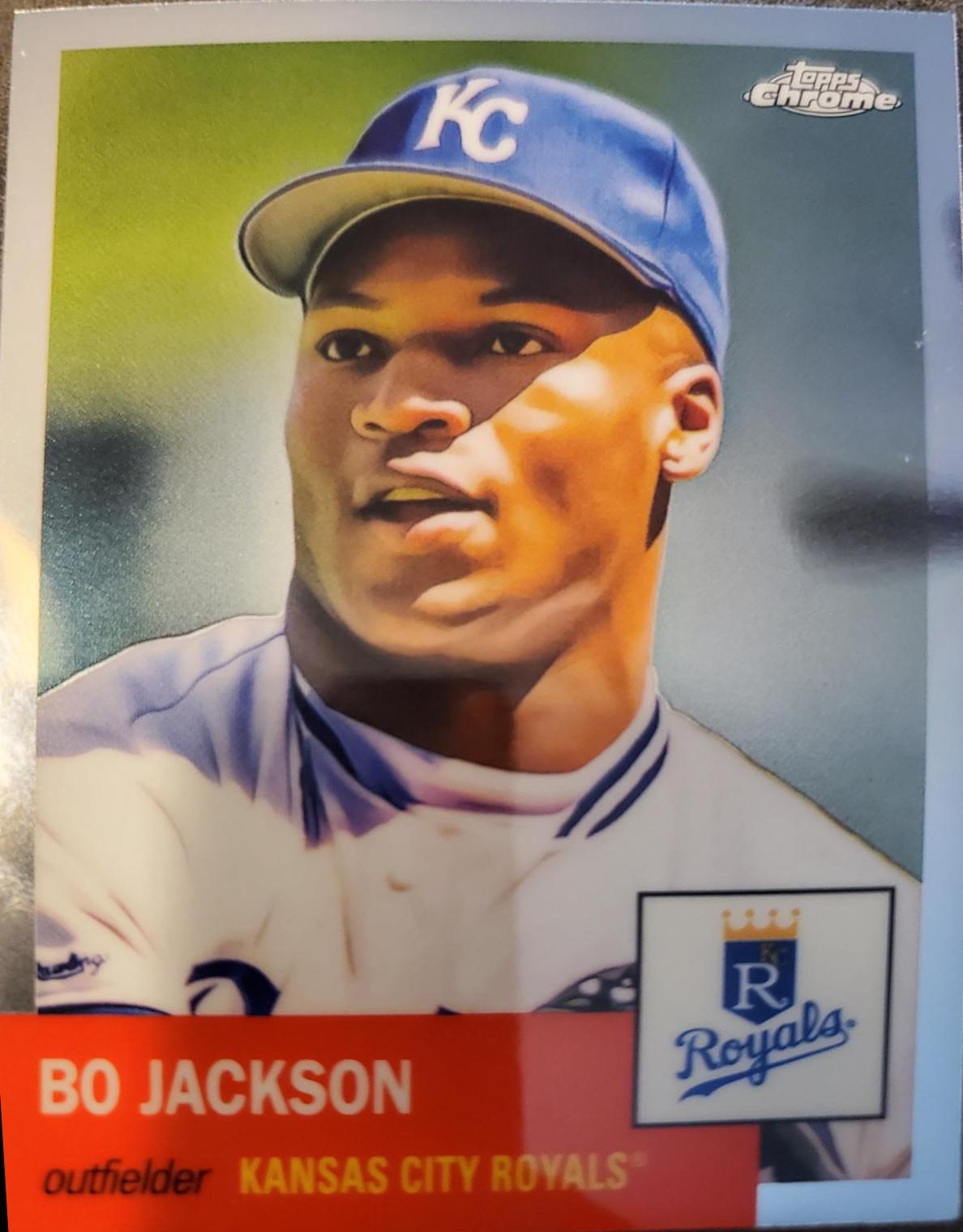 2022 Topps Chrome Platinum Anniversary Bo Jackson #290 card