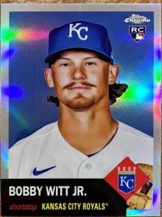 2022 Topps Chrome Platinum Anniversary Bobby Witt Jr. [Refractor] #61 card