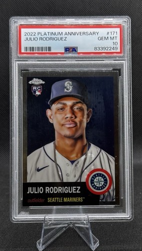 2022 Topps Chrome Platinum Anniversary Julio Rodriguez #171 card