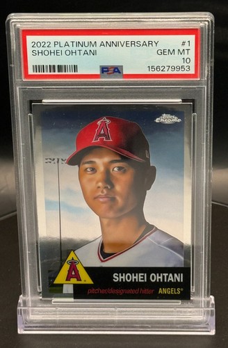 2022 Topps Chrome Platinum Anniversary Shohei Ohtani #1 card