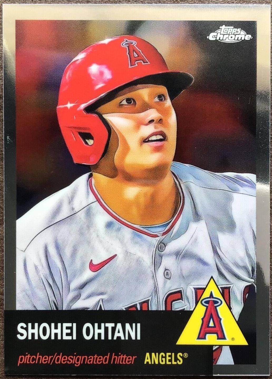 2022 Topps Chrome Platinum Anniversary Shohei Ohtani [SP Variation] #1 card