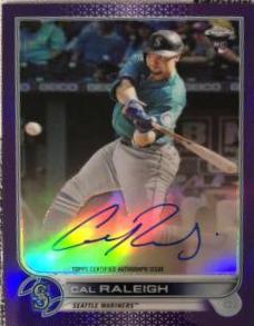 2022 Topps Chrome Rookie Autographs Cal Raleigh [Refractor] #RA-CR card