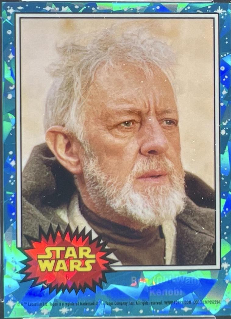 2022 Topps Chrome Sapphire Ben (Obi-Wan) Kenobi #6 card