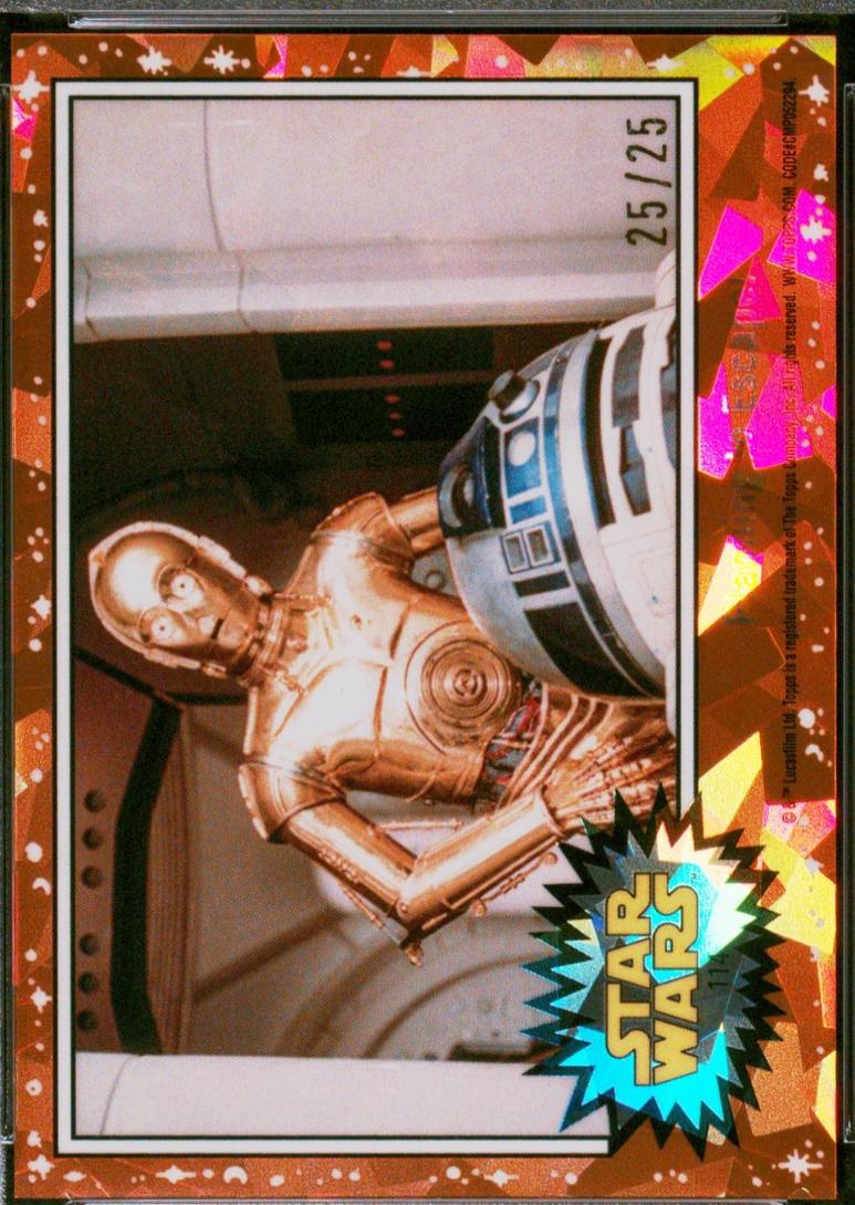 2022 Topps Chrome Sapphire Planning to Escape! [Orange] #114 card