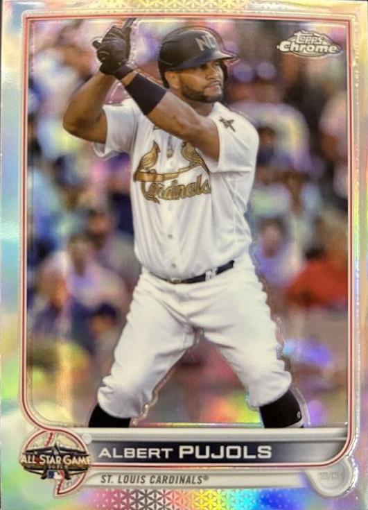 2022 Topps Chrome Update All Star Game Albert Pujols #ASGC-10 card