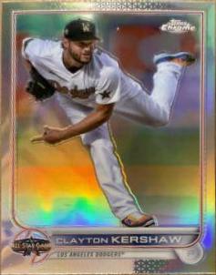 2022 Topps Chrome Update All Star Game Clayton Kershaw #ASGC-38 card