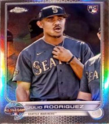 2022 Topps Chrome Update All Star Game Julio Rodriguez #ASGC-26 card