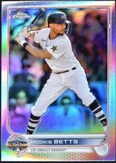 2022 Topps Chrome Update All Star Game Mookie Betts #ASGC-2 card