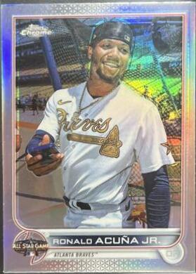 2022 Topps Chrome Update All Star Game Ronald Acuna Jr. #ASGC-17 card