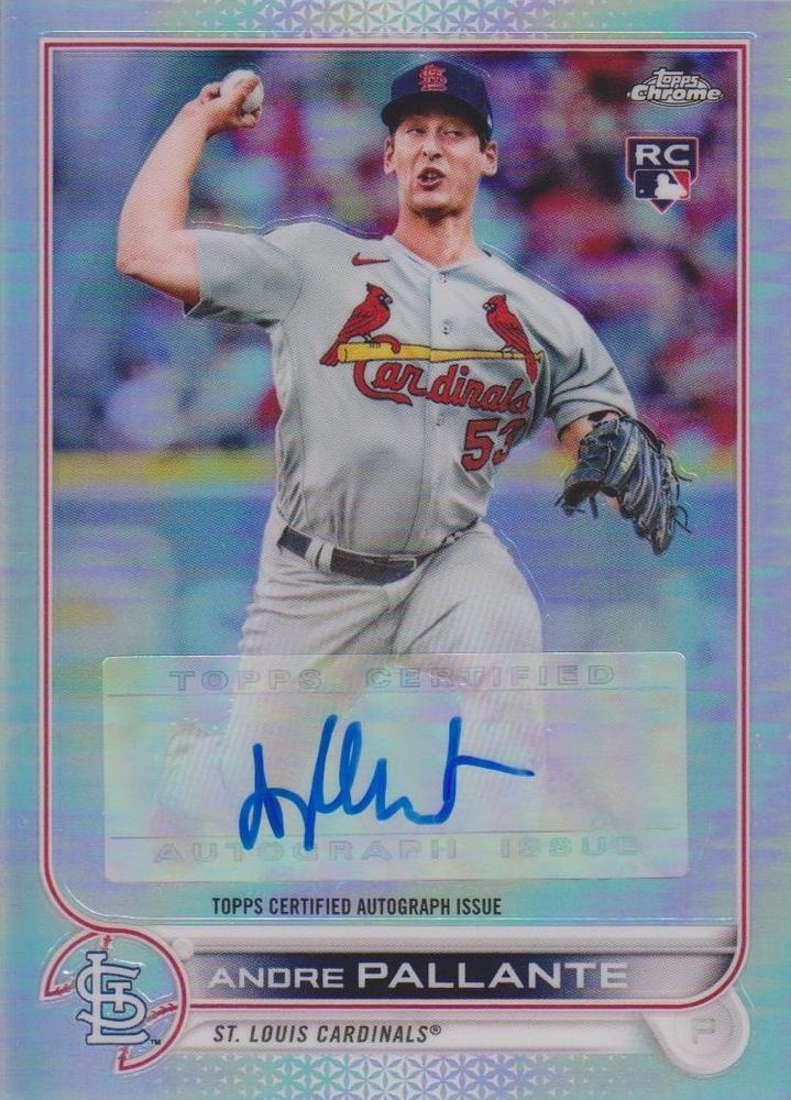 2022 Topps Chrome Update Autographs Andre Pallante #AC-APA card