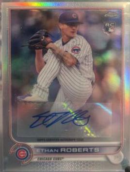 2022 Topps Chrome Update Autographs Ethan Roberts #AC-ERO card