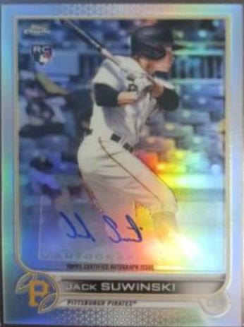 2022 Topps Chrome Update Autographs Jack Suwinski #AC-JSU card