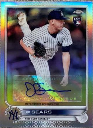 2022 Topps Chrome Update Autographs JP Sears #AC-JPS card