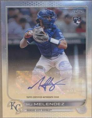 2022 Topps Chrome Update Autographs MJ Melendez #AC-MJM card