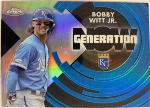 2022 Topps Chrome Update Generation Now Bobby Witt Jr. #GNC-23 card