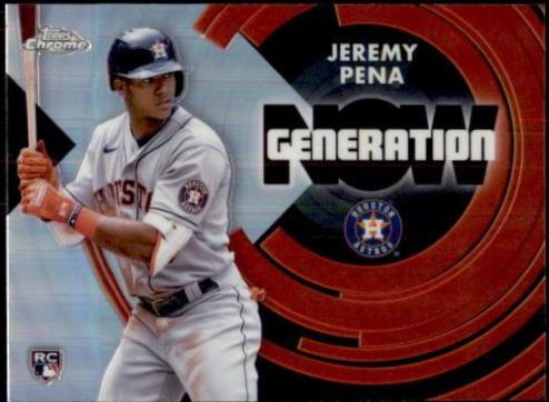 2022 Topps Chrome Update Generation Now Jeremy Pena #GNC-10 card