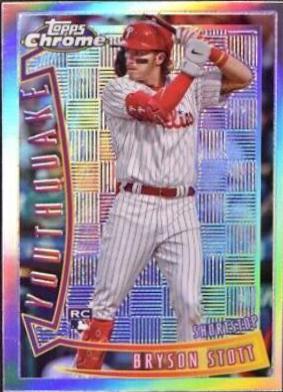2022 Topps Chrome Youthquake Bryson Stott #YQ-17 card