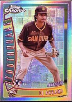 2022 Topps Chrome Youthquake CJ Abrams #YQ-5 card