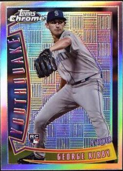 2022 Topps Chrome Youthquake George Kirby #YQ-30 card