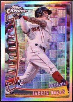 2022 Topps Chrome Youthquake Jarren Duran #YQ-10 card