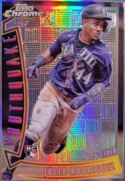 2022 Topps Chrome Youthquake Julio Rodriguez #YQ-2 card
