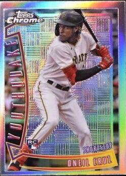 2022 Topps Chrome Youthquake Oneil Cruz #YQ-8 card