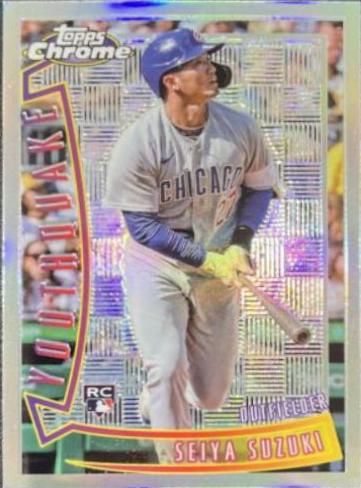 2022 Topps Chrome Youthquake Seiya Suzuki #YQ-21 card