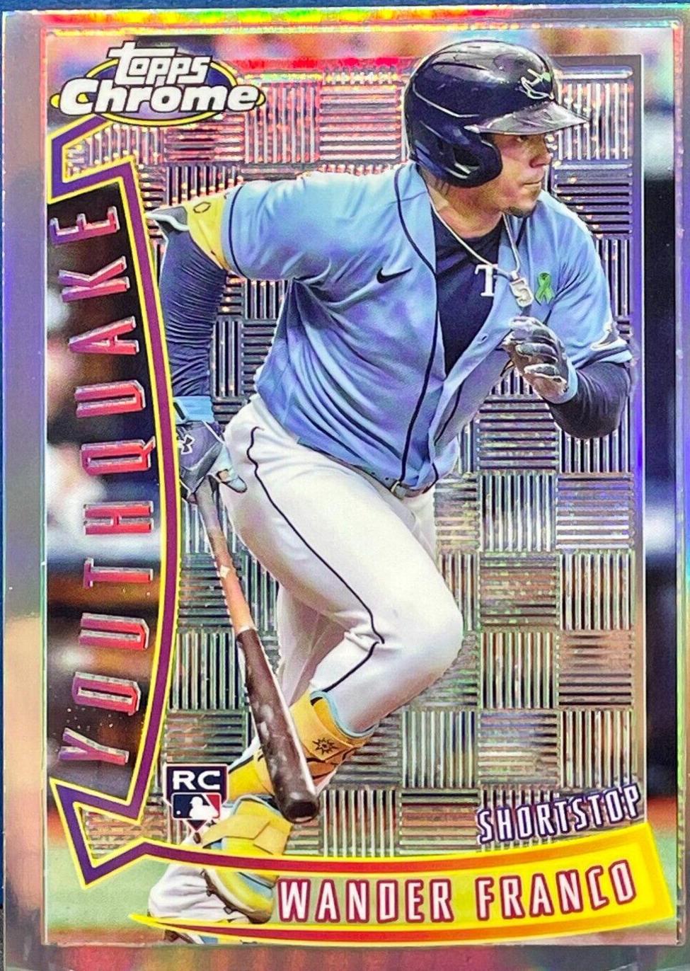 2022 Topps Chrome Youthquake Wander Franco #YQ-6 card