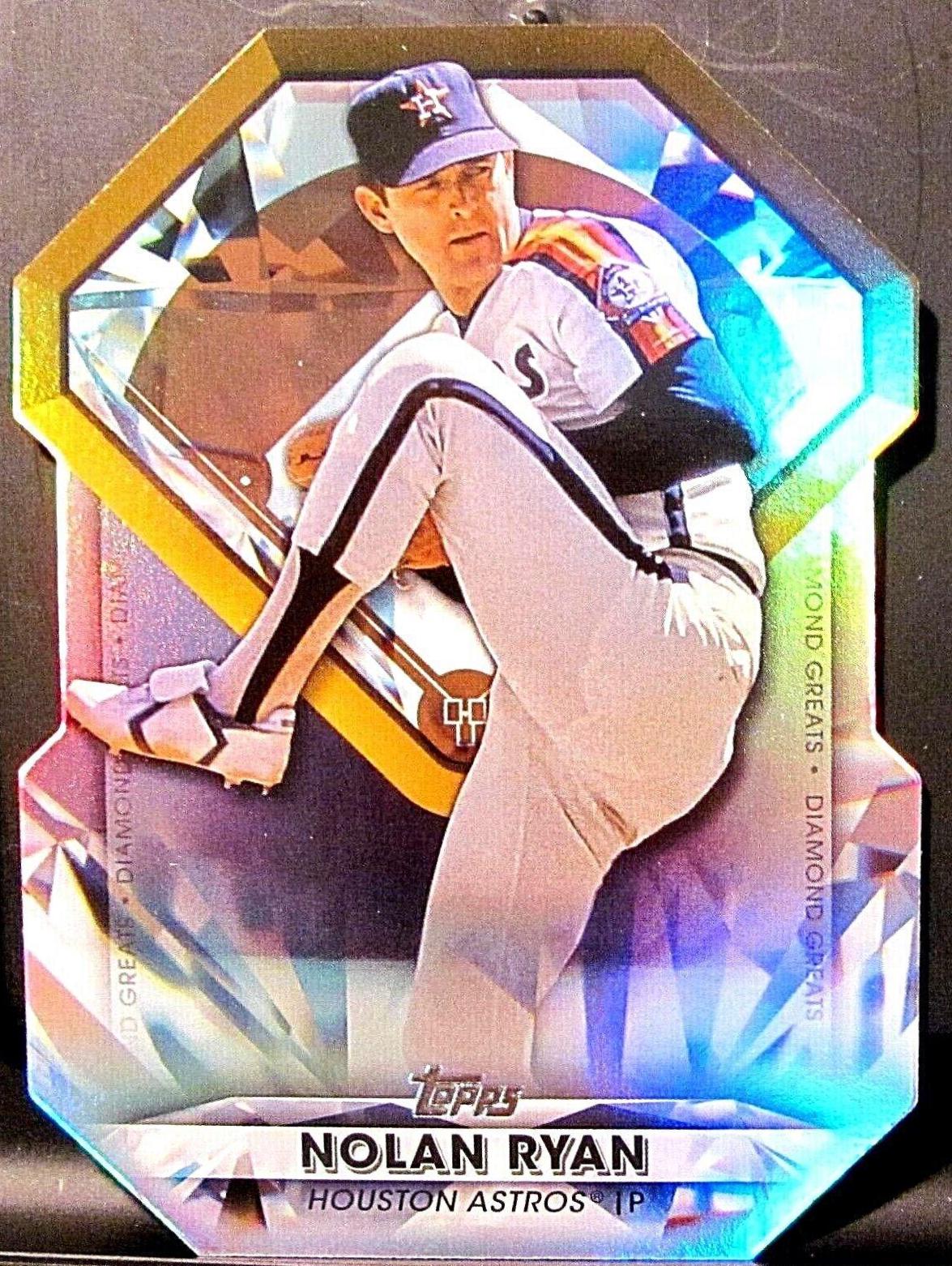 2022 Topps Diamond Greats Die Cuts Nolan Ryan #DGDC-26 card