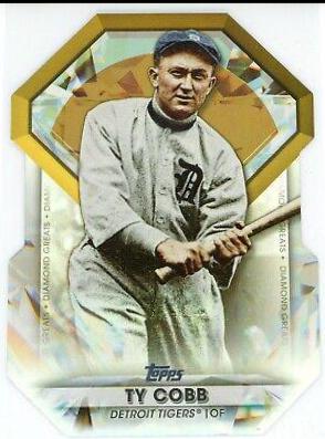 2022 Topps Diamond Greats Die Cuts Ty Cobb #DGDC-34 card