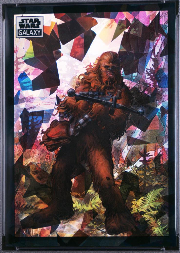 2022 Topps Galaxy Chrome A Wookiee in the Wilderness [Atomic Refractor] #48 card