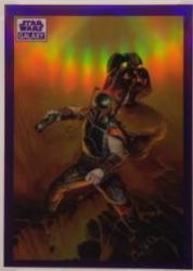 2022 Topps Galaxy Chrome An Enemy of the Empire [Purple Refractor] #62 card