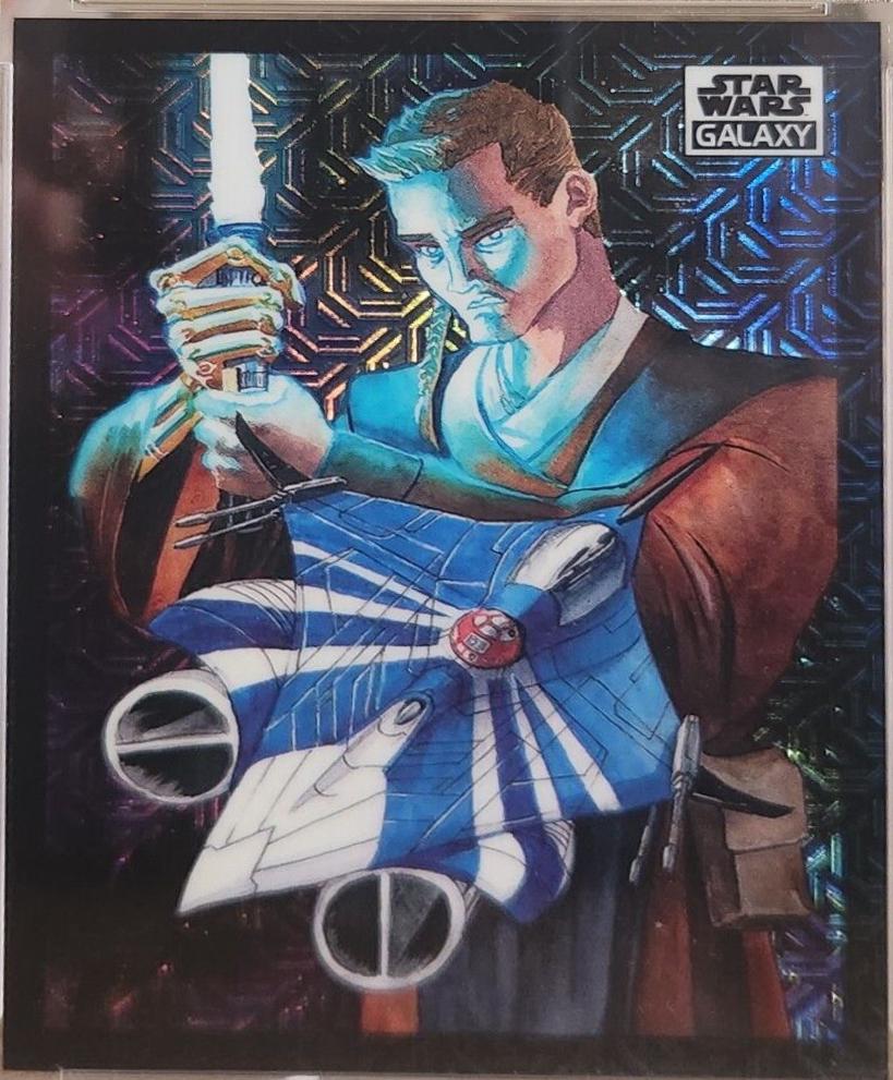 2022 Topps Galaxy Chrome Anakin Skywalker [Mojo Refractor] #100 card