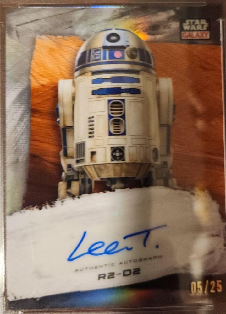 2022 Topps Galaxy Chrome Autograph Lee Towersey [Orange Refractor] #GA-LT card