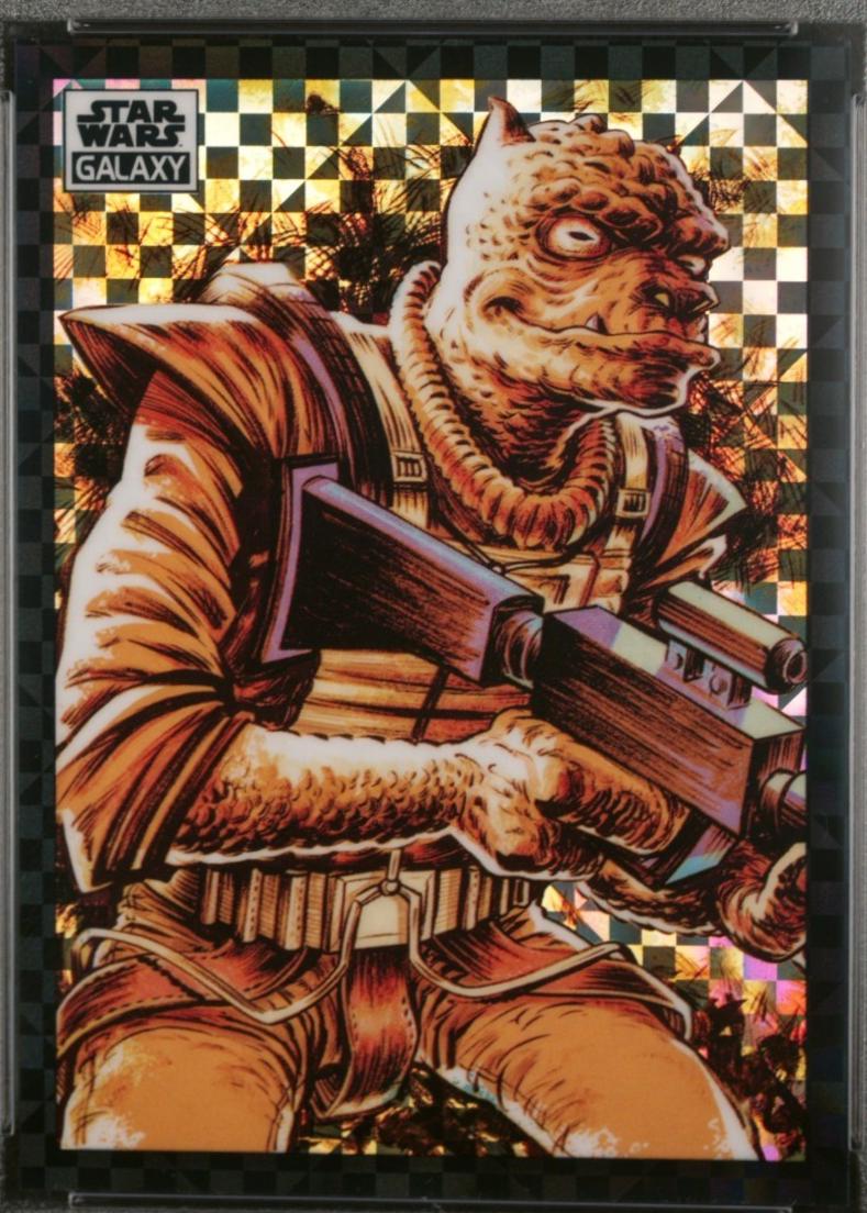 2022 Topps Galaxy Chrome Bossk [X-fractor] #96 card