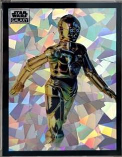 2022 Topps Galaxy Chrome C-3PO [Atomic Refractor] #8 card