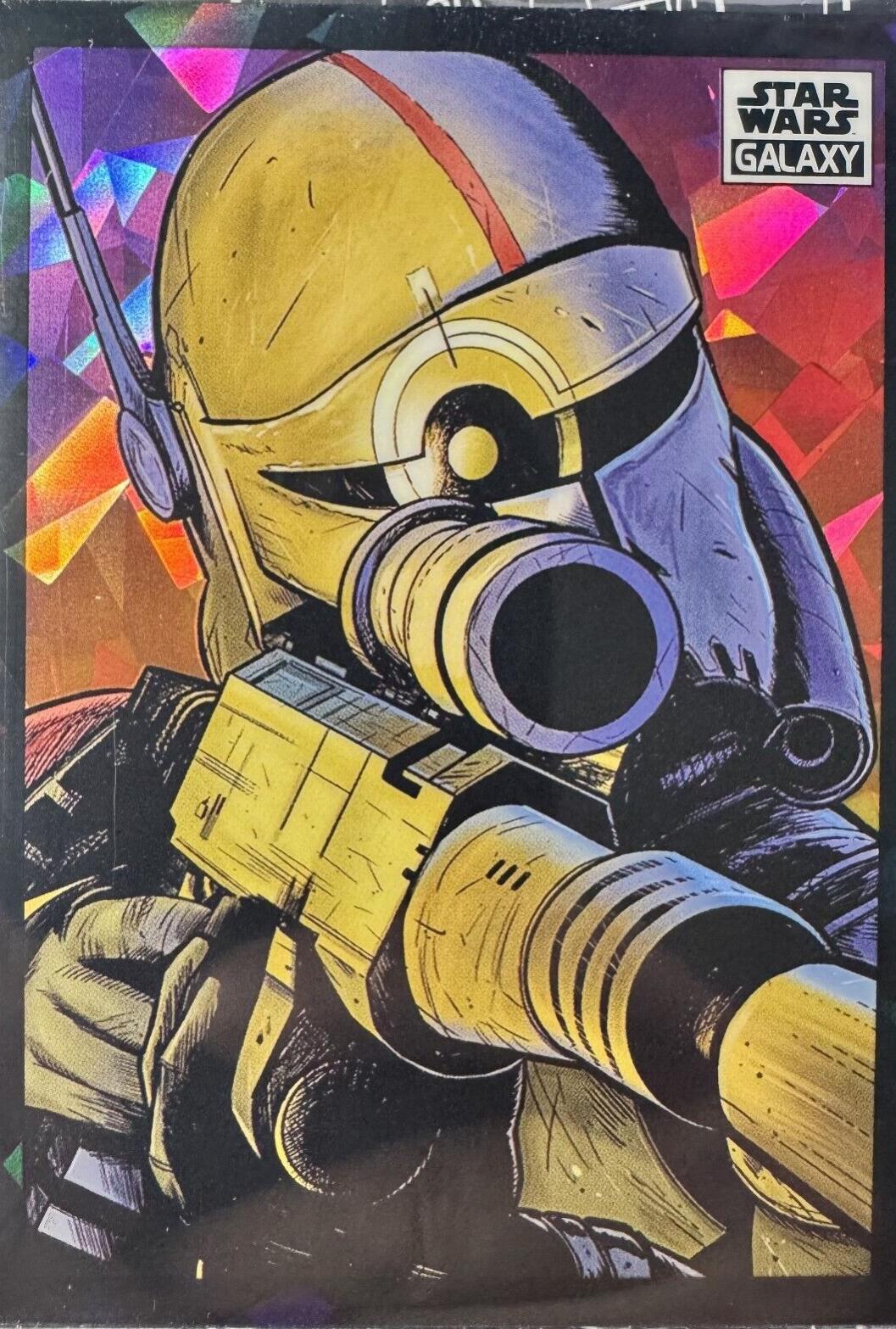 2022 Topps Galaxy Chrome Crosshair [Atomic Refractor] #90 card
