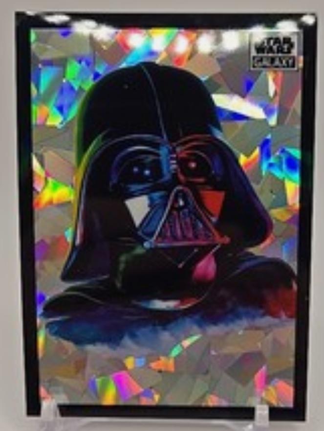 2022 Topps Galaxy Chrome Darth Vader [Atomic Refractor] #2 card