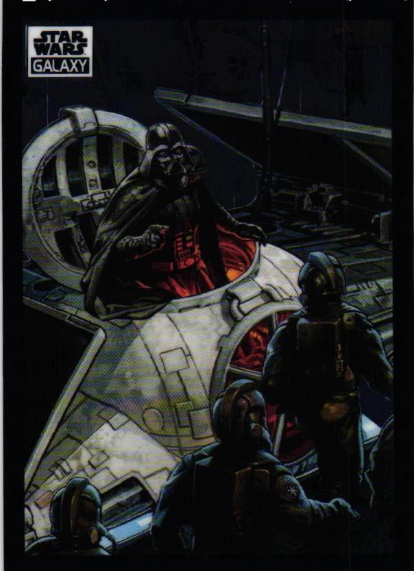 2022 Topps Galaxy Chrome Lord Vader Readies His Ship #70 card