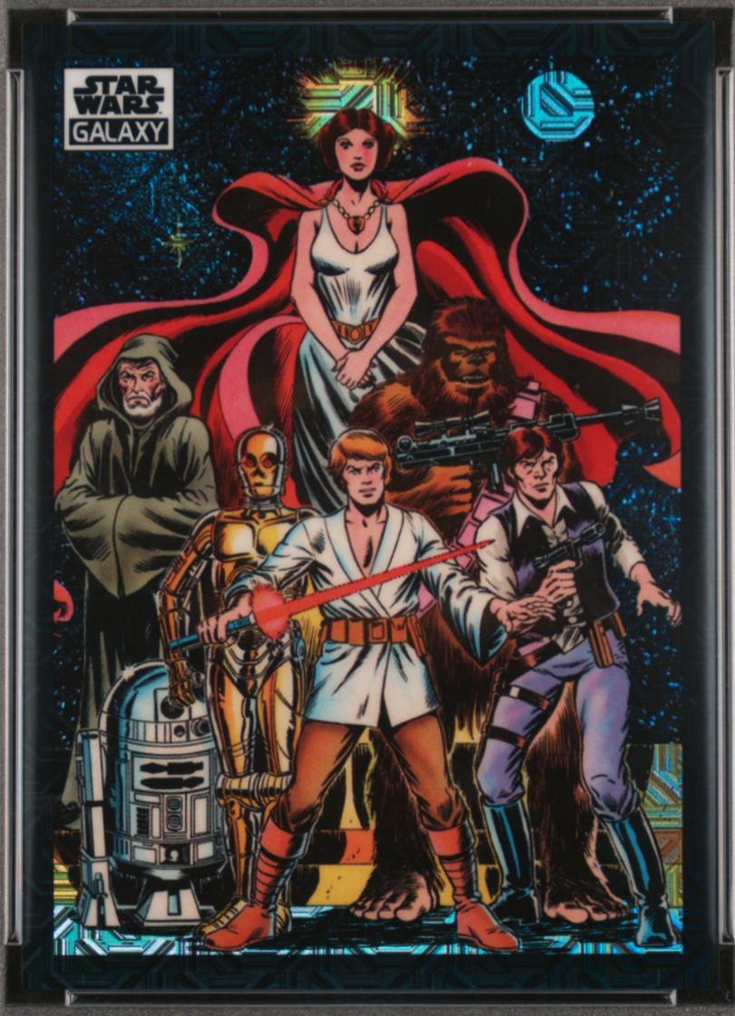 2022 Topps Galaxy Chrome Star Wars [Mojo Refractor] #57 card