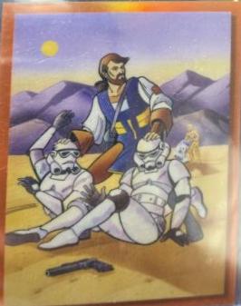 2022 Topps Galaxy Chrome Star Wars [Purple Refractor] #57 card