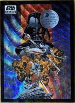 2022 Topps Galaxy Chrome The Shadow of the Dark Lord [Wave Refractor] #52 card