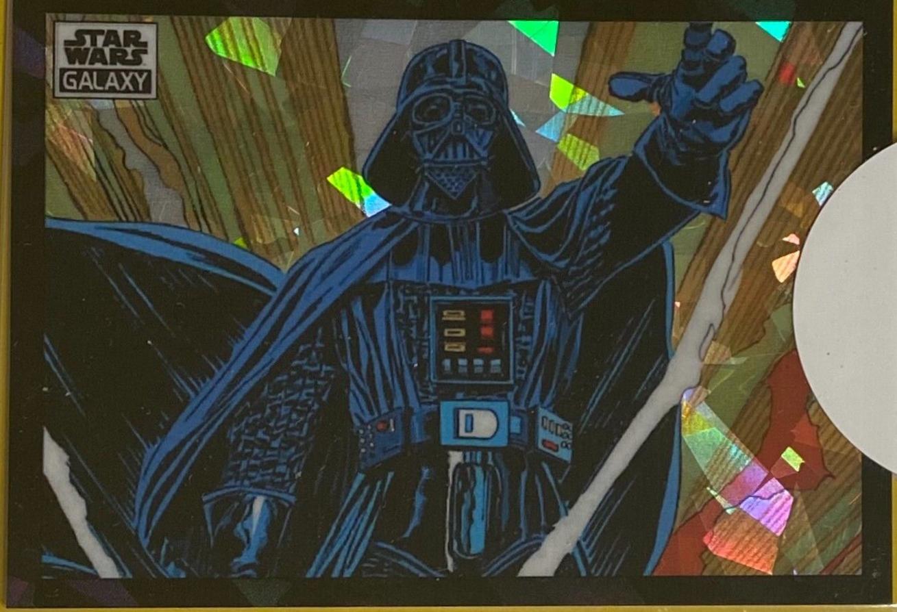2022 Topps Galaxy Chrome Vintage Vader [Atomic Refractor] #P1 card