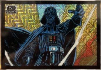 2022 Topps Galaxy Chrome Vintage Vader [Mojo Refractor] #P1 card