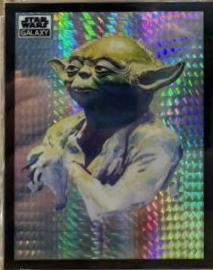 2022 Topps Galaxy Chrome Yoda [Prism Refractor] #7 card