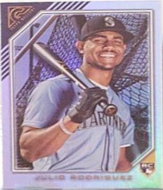 2022 Topps Gallery Julio Rodriguez [Rainbow Foil] #35 card