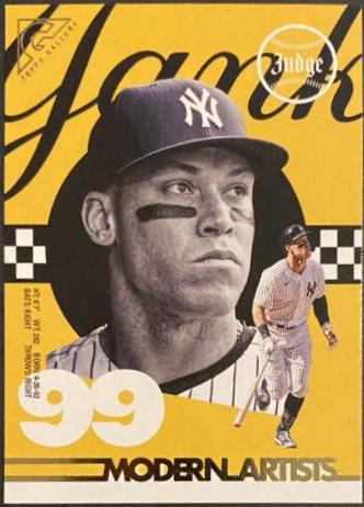 2022 Topps Gallery Modern Artists Aaron Judge #MA-10 card